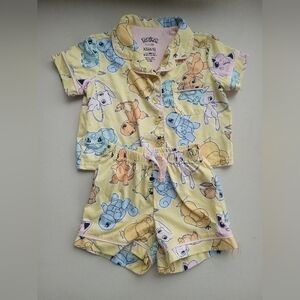 Pokemon Yellow Character Pajama Set